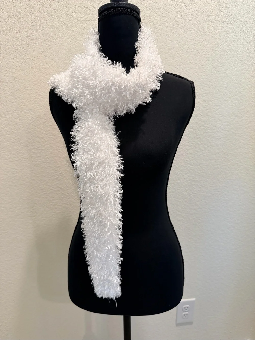 4 Piece Blue, Black & Ivory Statement Scarf Collection